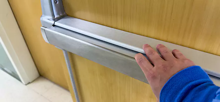 Installing a Push Bar on a Door North Las Vegas